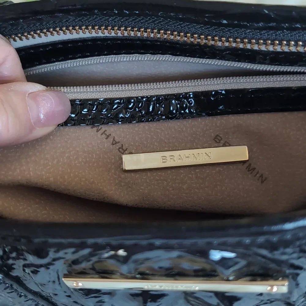 BRAHMIN MINI ASHER ♣️Melbourne Black NWOT